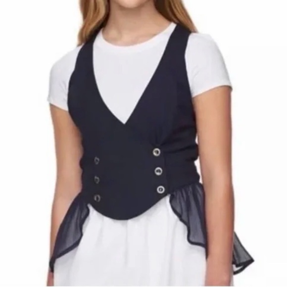Disney Tops - Disney Alice Through the Looking Glass Designer Collection Double Breasted Vest